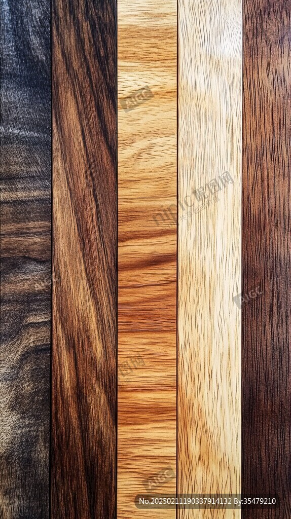 多种颜色木板木材