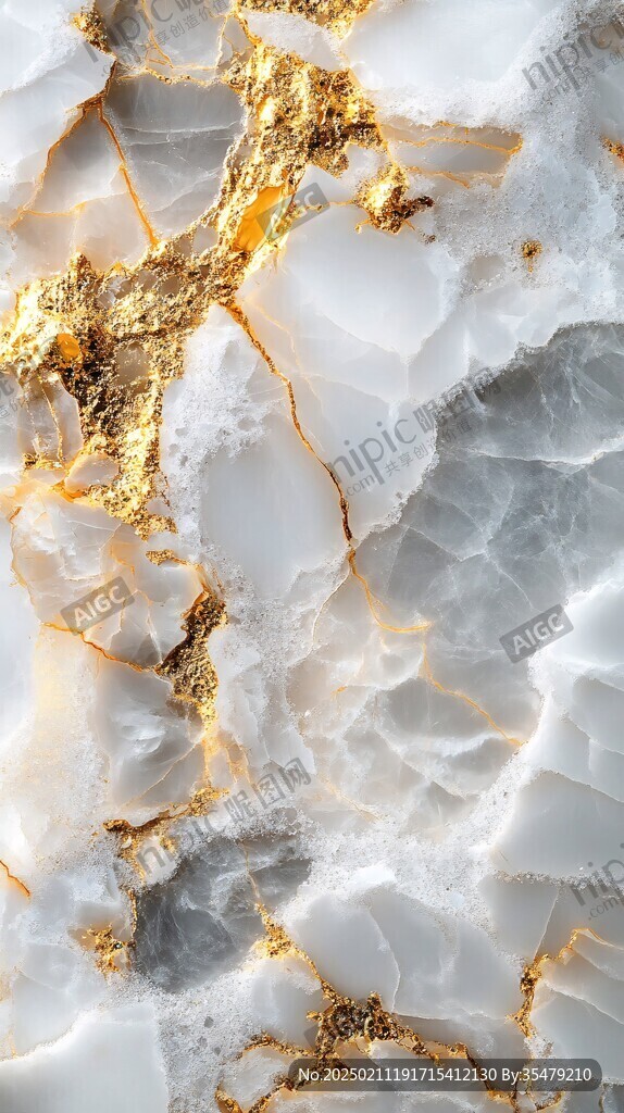 炫酷粗犷矿石裂痕