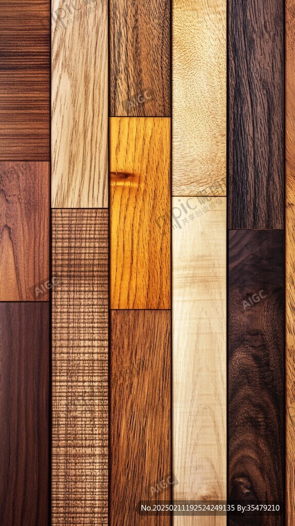 多种颜色木板木材