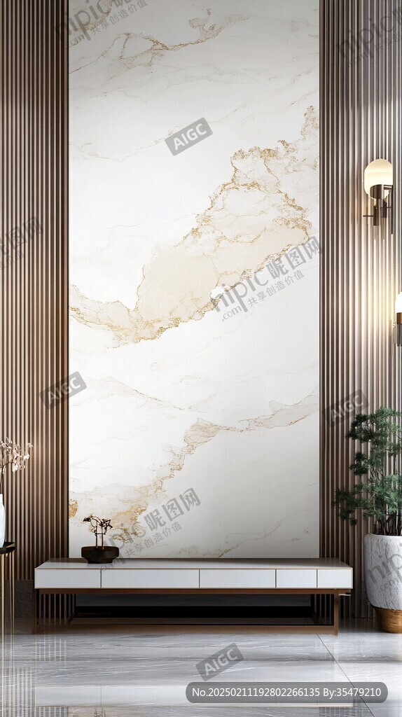 轻奢大理石背景墙