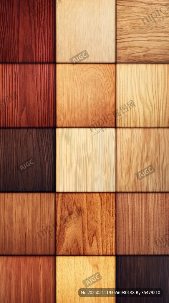 多种颜色木板木材