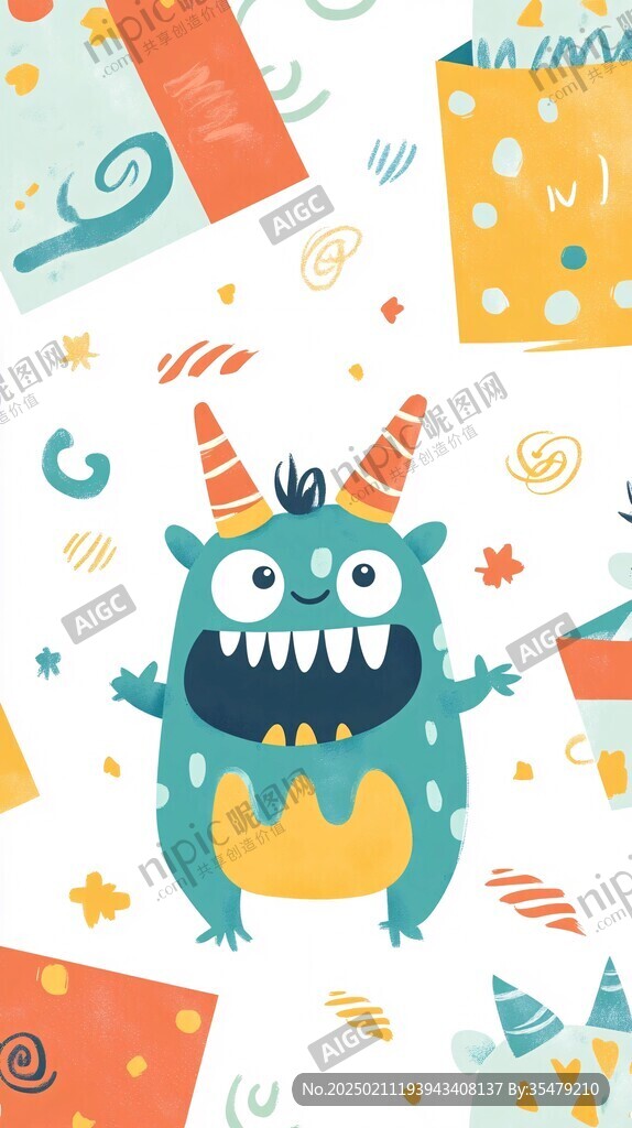 小怪兽素材