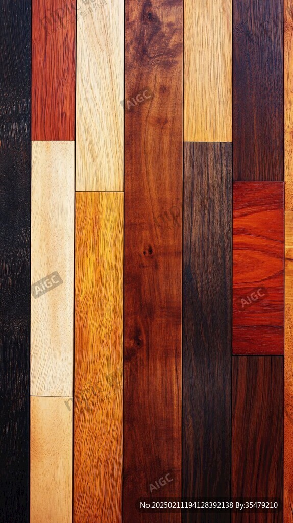 多种颜色木板木材