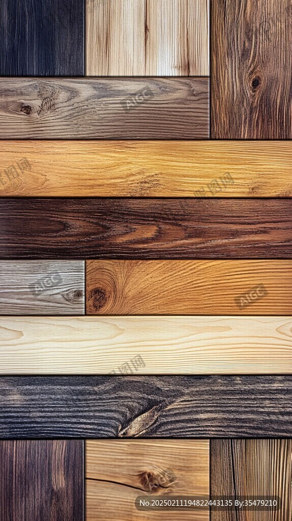 多种颜色木板木材