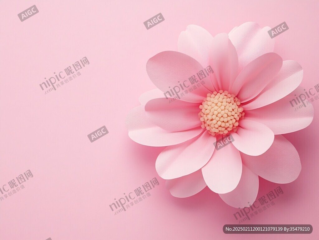 3d立体简约花