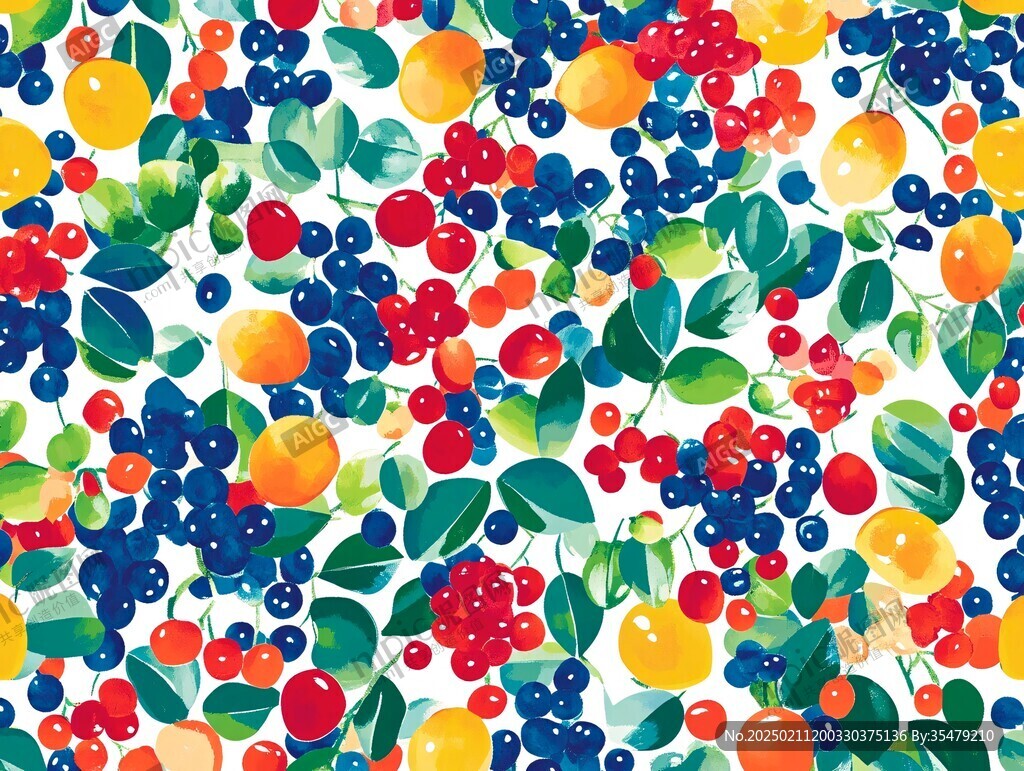 浆果插画