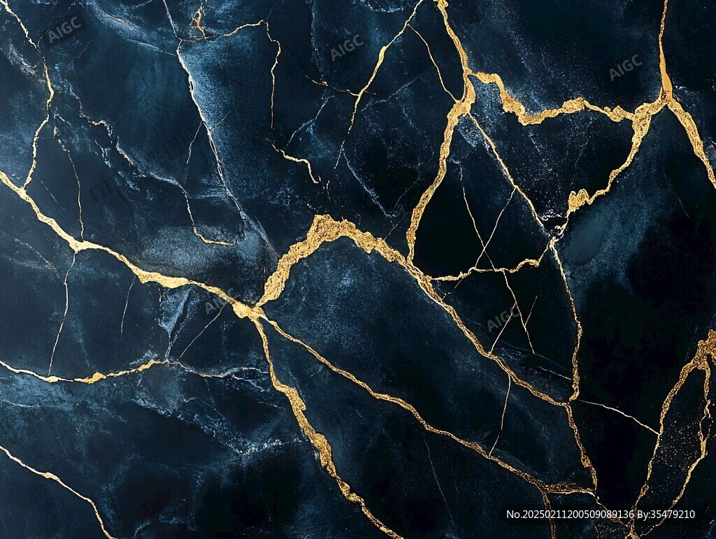 高清蓝色大理石纹理