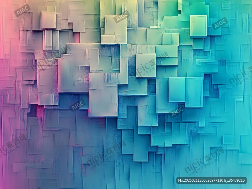 抽象立体彩色背景