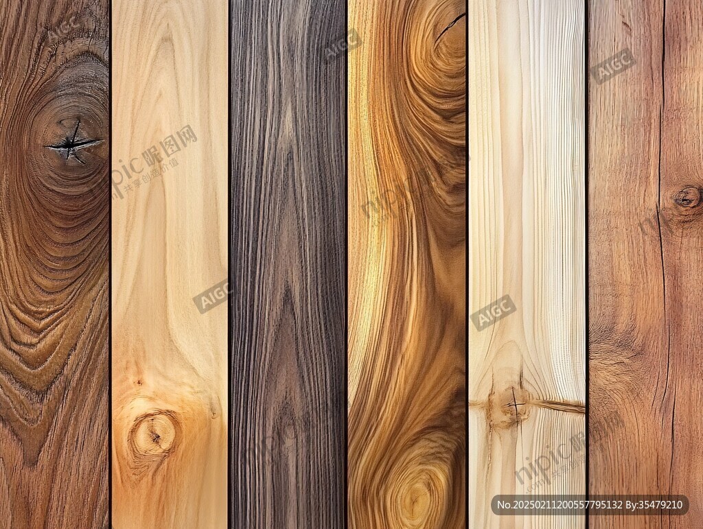 多种颜色木板木材