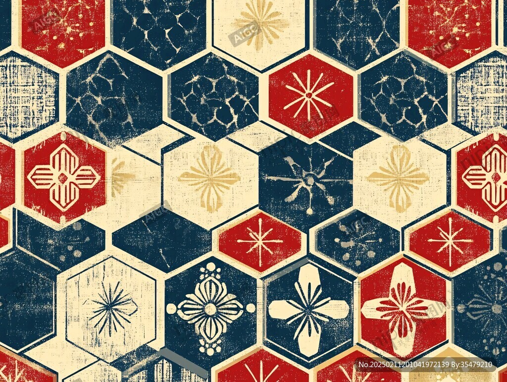 六边形拼花地砖