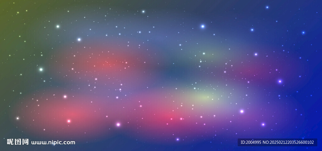矢量梦幻星空