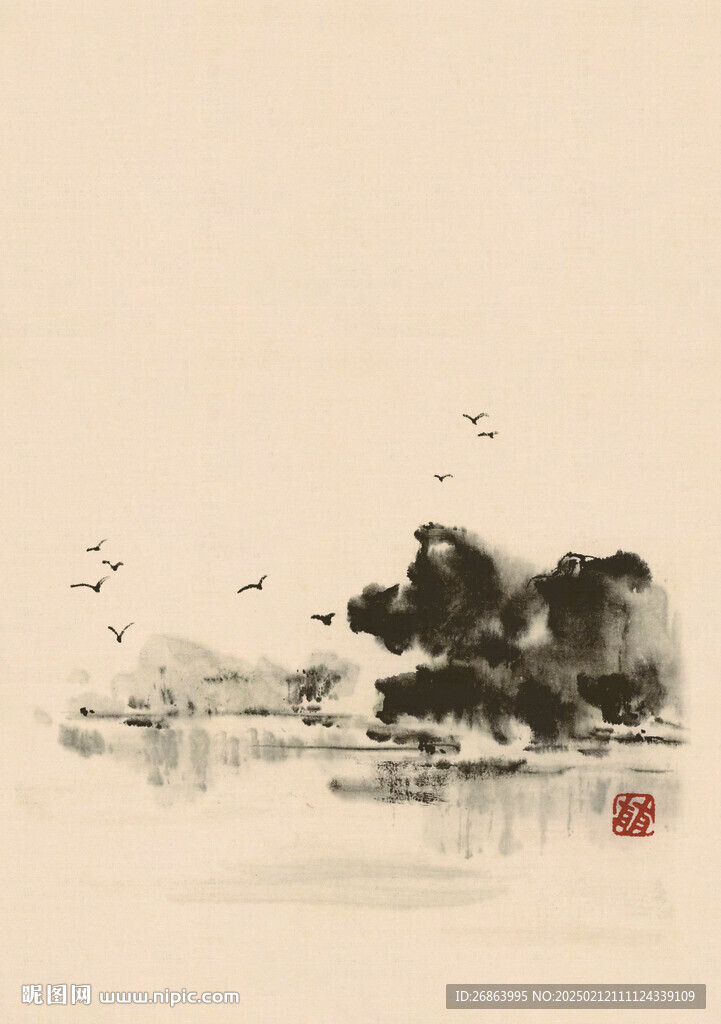 水墨画