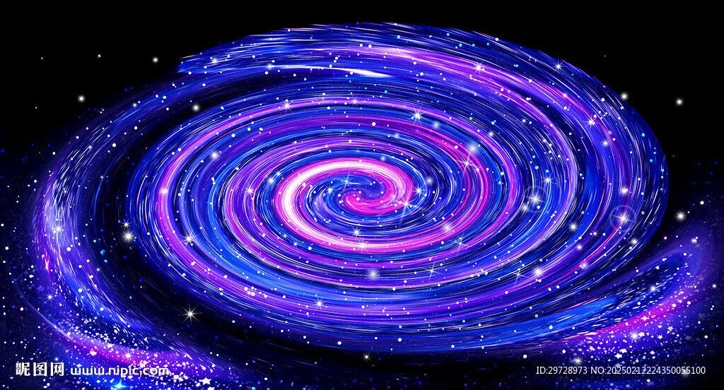 绚彩旋涡星空