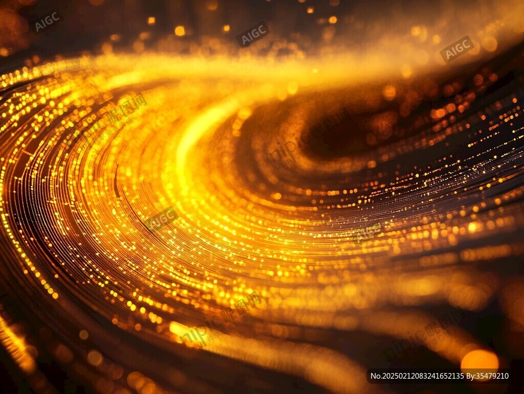 金色无限科技背景
