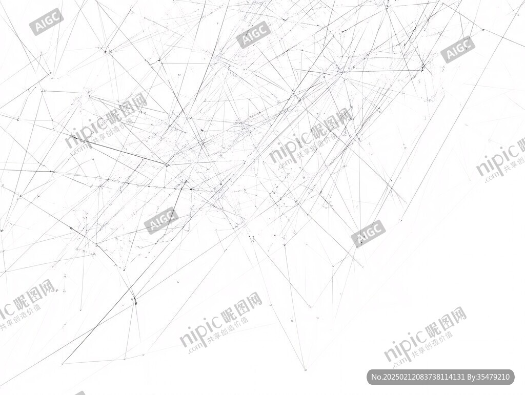 科技发散线条
