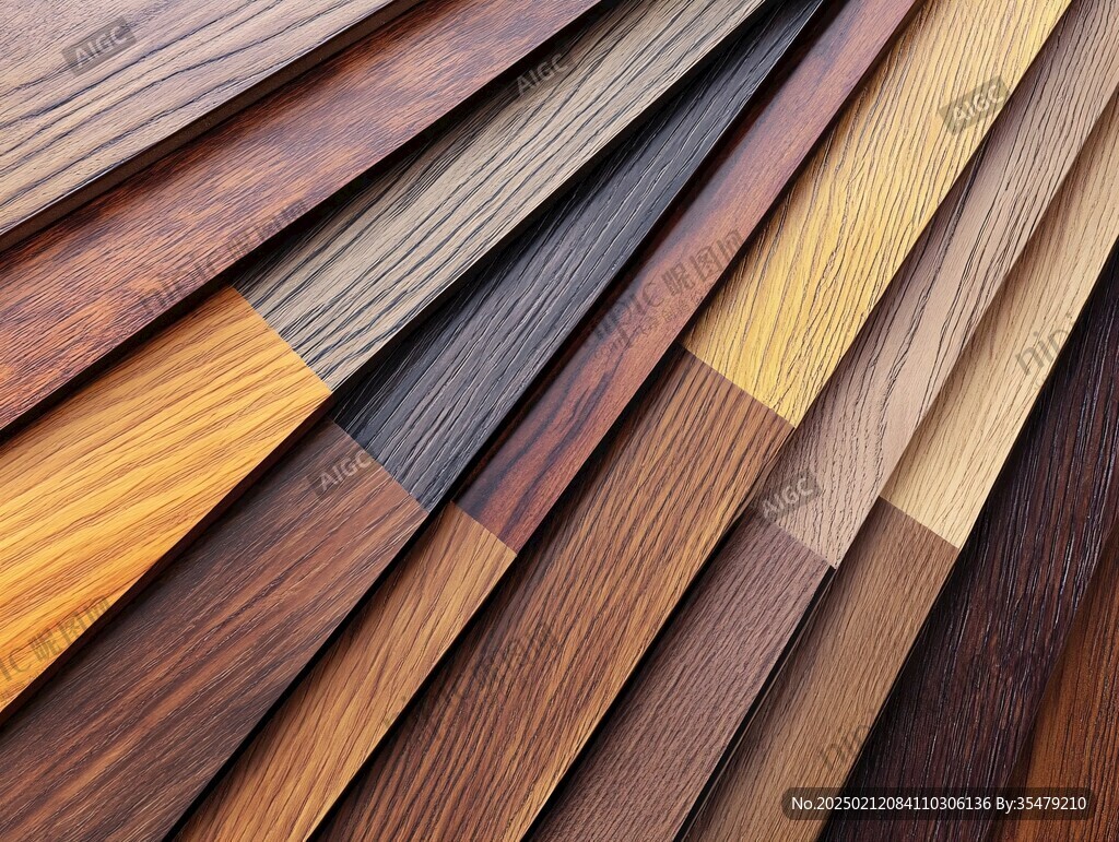 多种颜色木板木材