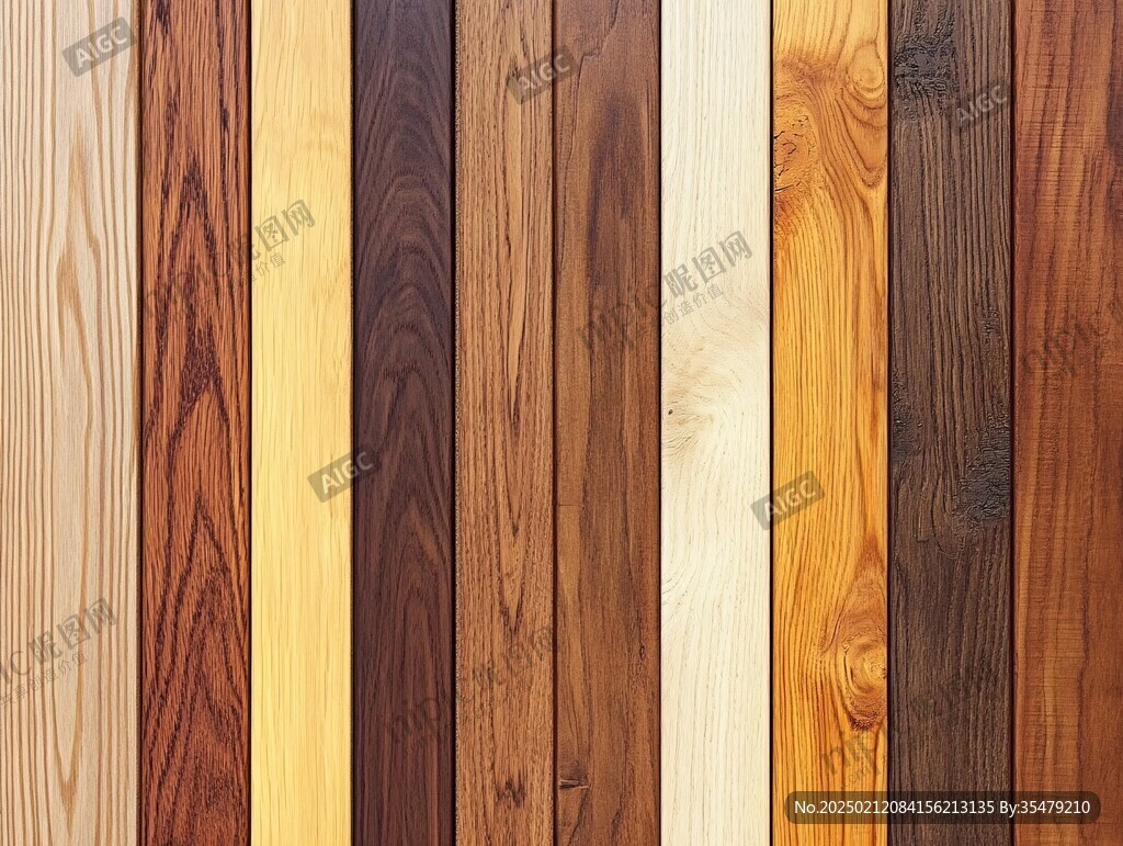 多种颜色木板木材