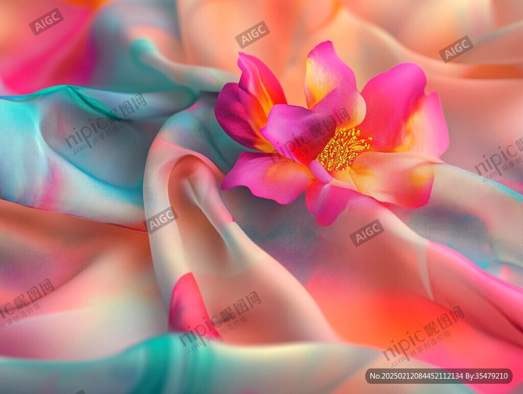 3d荷花背景