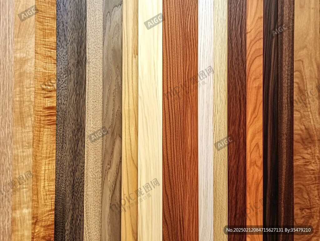 多种颜色木板木材