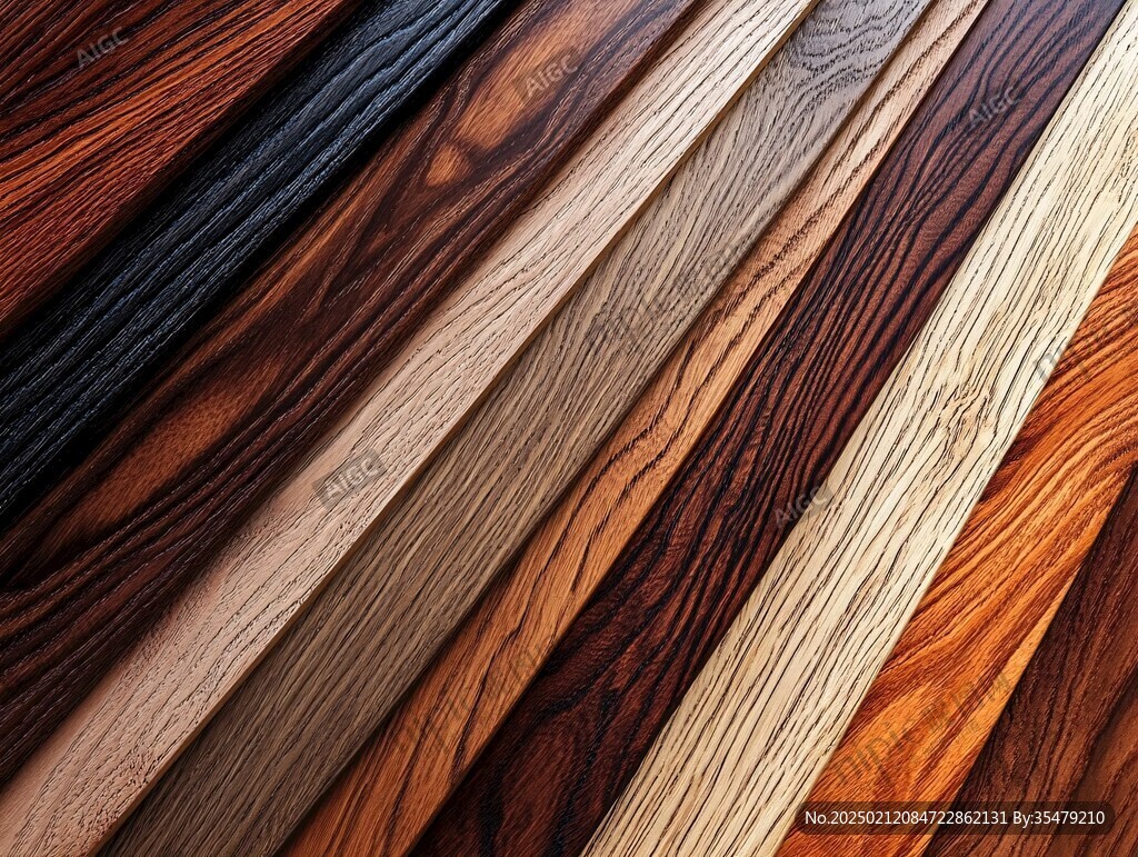 多种颜色木板木材