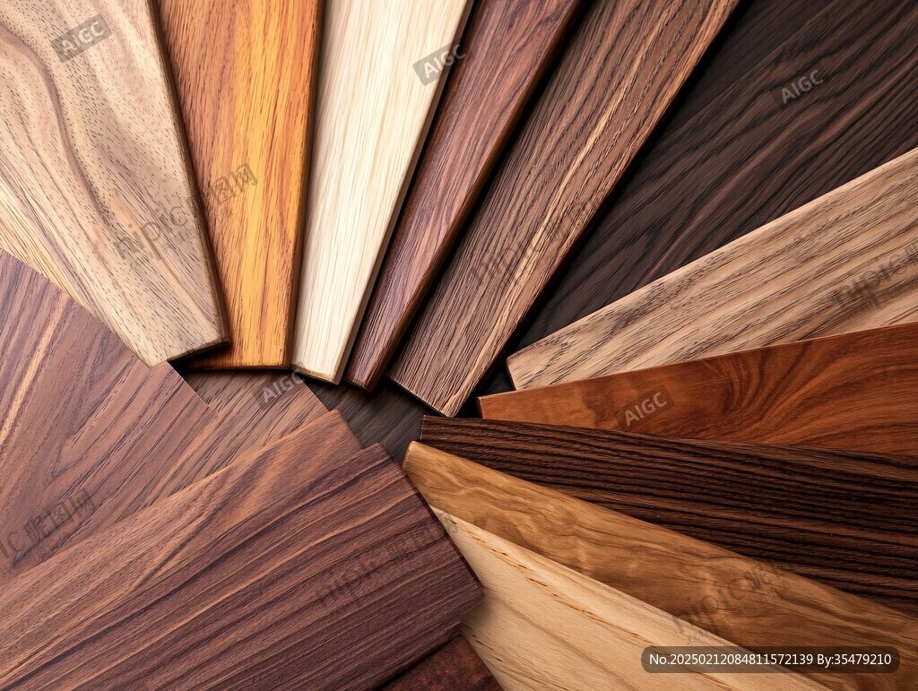 多种颜色木板木材