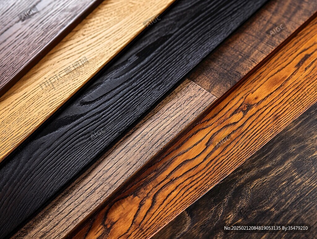 多种颜色木板木材