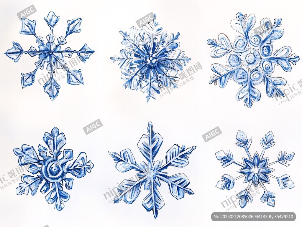 雪花效果图