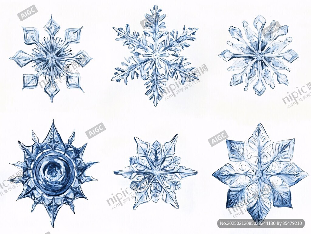 雪花效果图