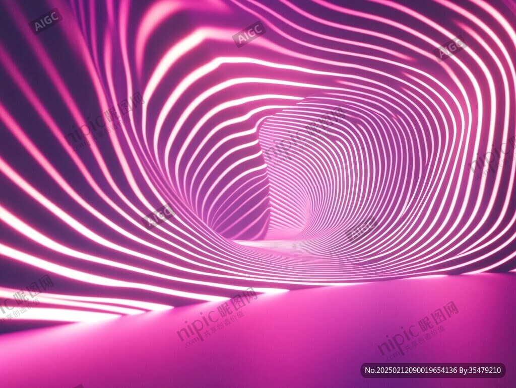 立体渐变发光体设计