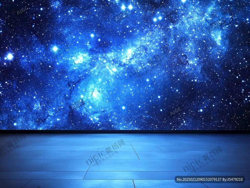 唯美宇宙会议背景