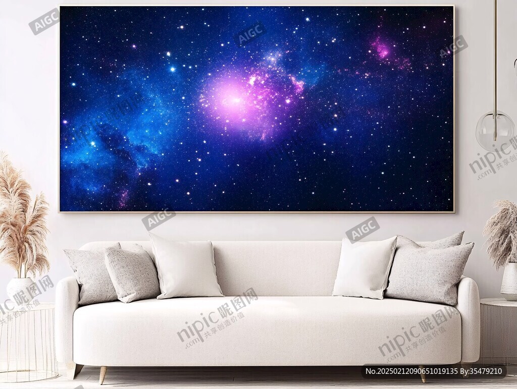 宇宙银河系背景墙