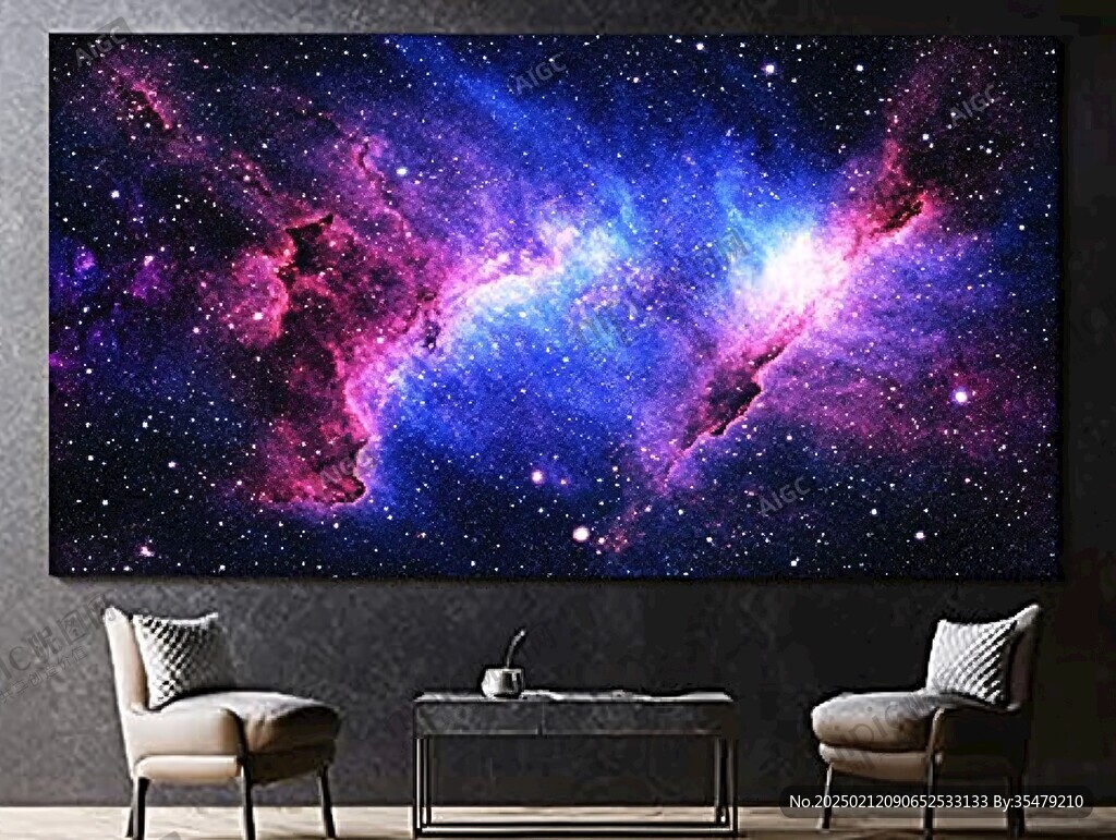 宇宙银河系背景墙
