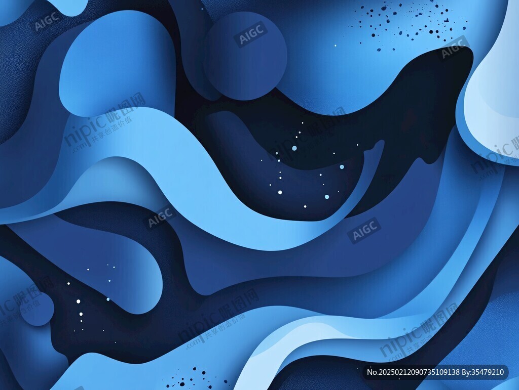 流体花纹背景