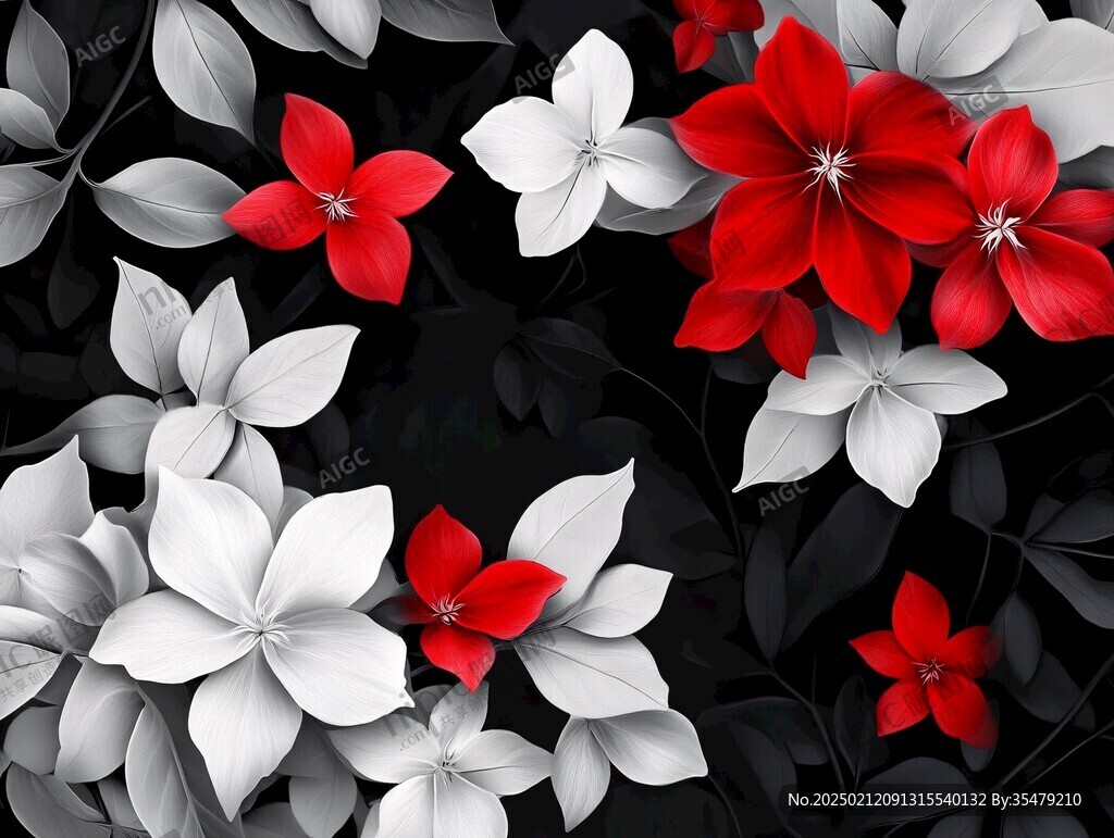 3d立体花壁纸
