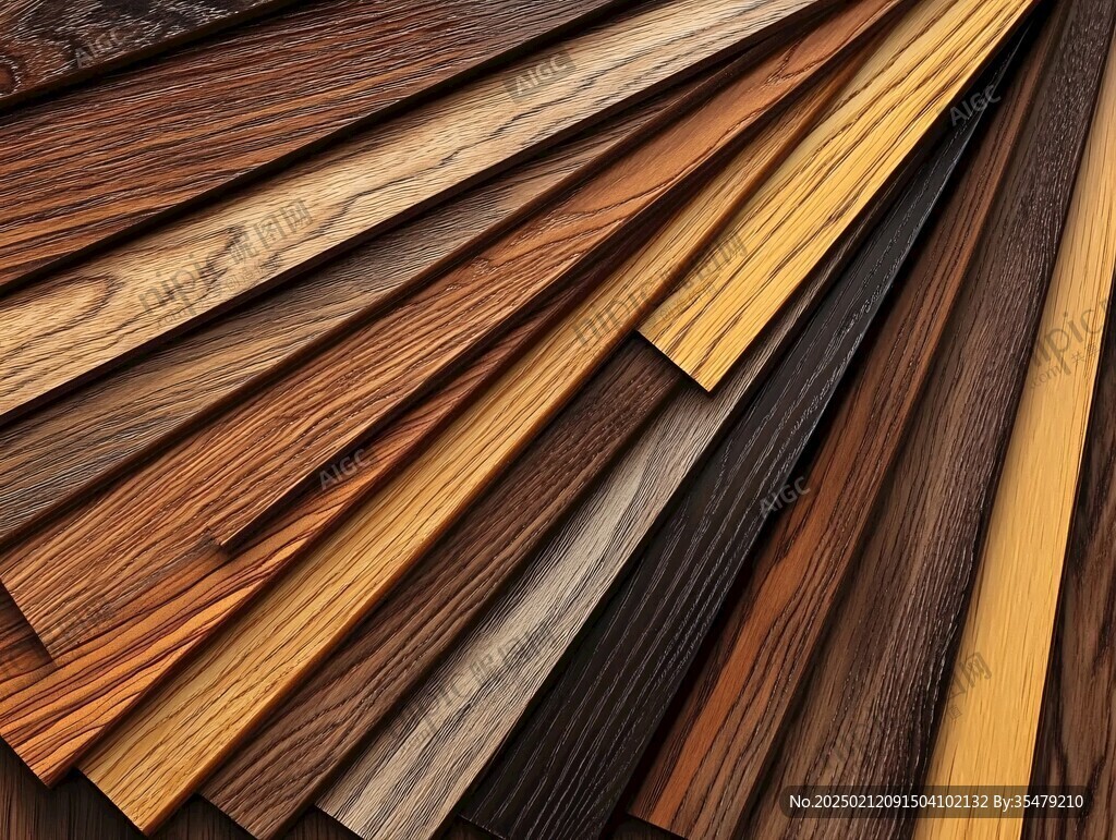 多种颜色木板木材