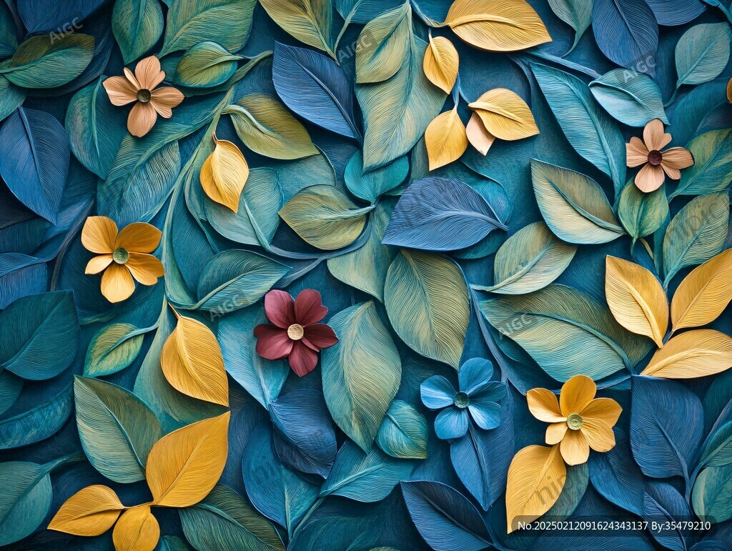 3d立体花壁纸