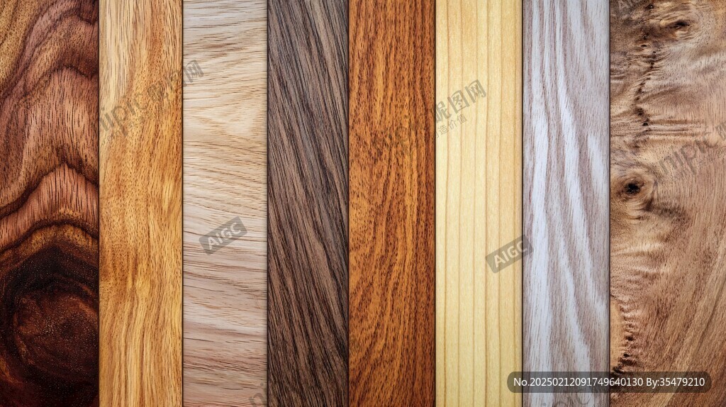 多种颜色木板木材