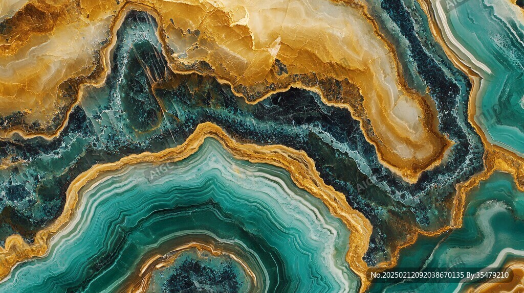 蓝色玛瑙石艺术背景