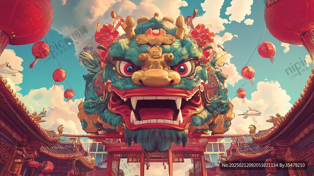 舞龙舞狮壁纸