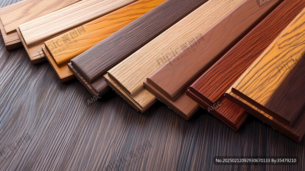 多种颜色木板木材
