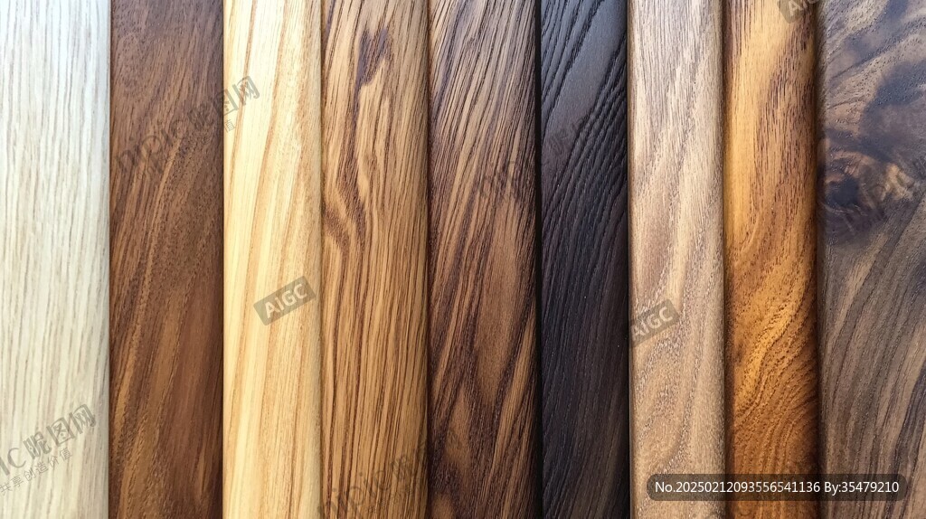 多种颜色木板木材