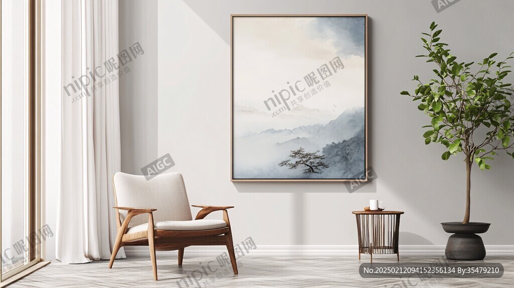 软装意境图装饰画场景