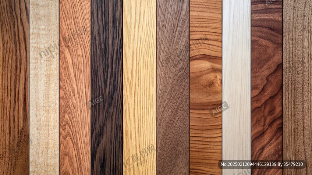 多种颜色木板木材
