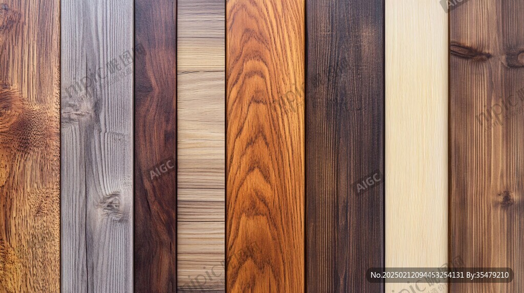 多种颜色木板木材