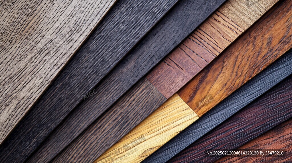 多种颜色木板木材