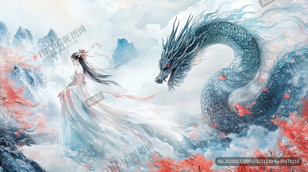 古风龙女ip