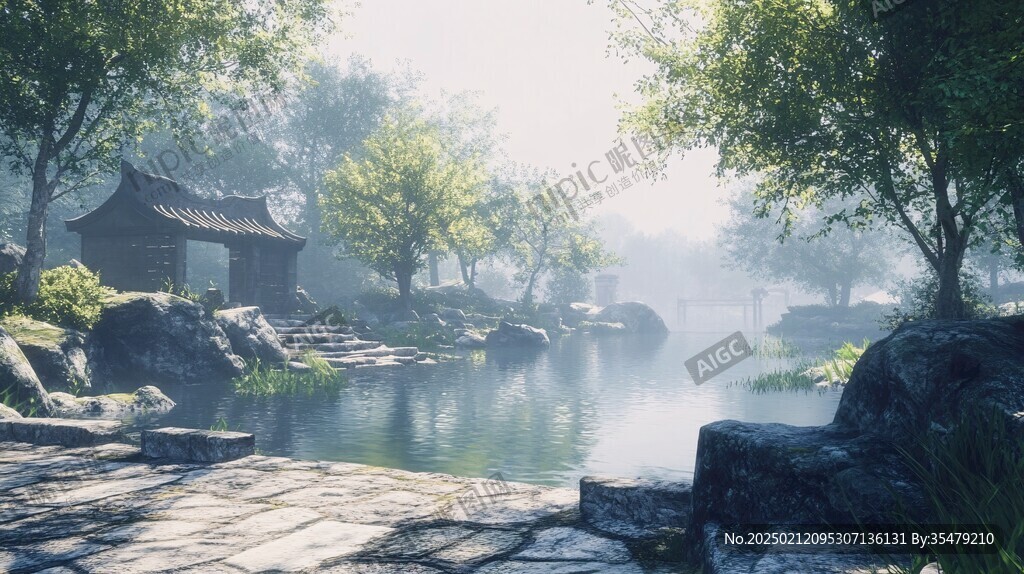 游戏山水场景