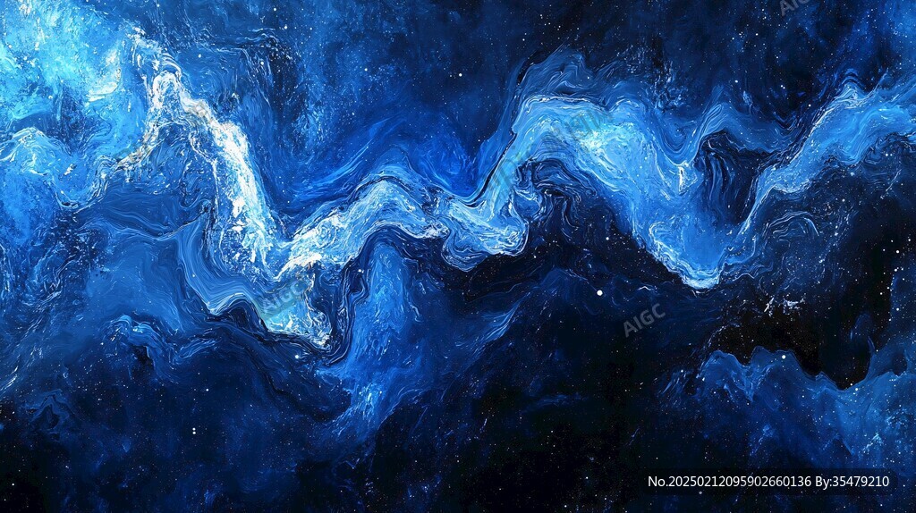 海洋流体画宇宙