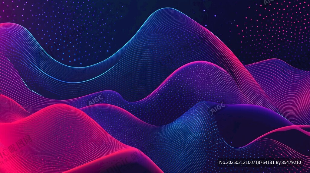 科技风渐变背景