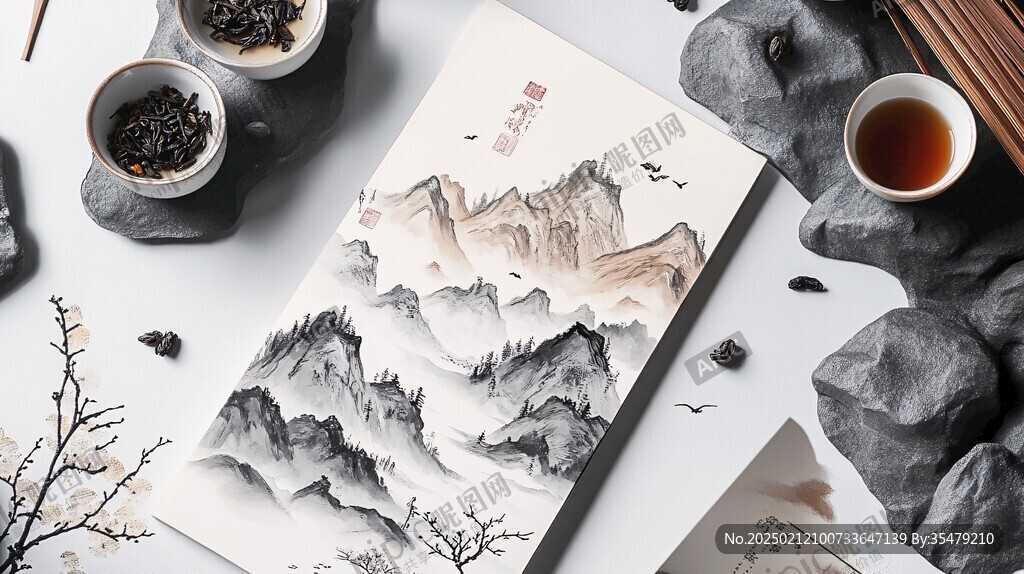 武夷岩茶插画